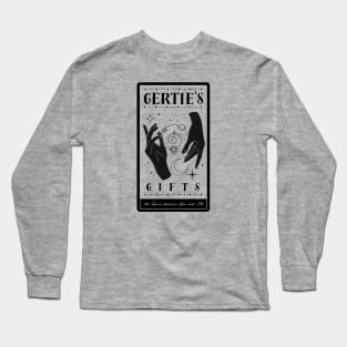 Gertie’s Gifts Tarot Card | Black Design | The Space Between You and Me | Ashley B. Davis Long Sleeve T-Shirt